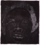 Z.T. 85 x 75 cm , mixed media / doek , 2003