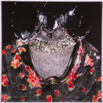 Z.T. 110 x 110 cm , mixed media / doek , 2004