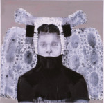 Z.T. 100 x 100 cm , mixed media / doek , 2003