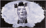 Z.T. 110 x 180 cm , mixed media / doek, 2003