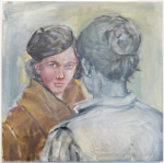 Z.T.40 x 40 cm./ acryl op doek