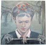 Z.T. 50 x 50 cm./ acryl op doek