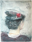 Z.T. 40 x 30 cm. / acryl op doek