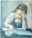 Z.T.60 x 50 cm./acryl op doek