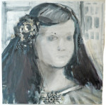 Z.T. 30 x 30 cm./ acryl op doek