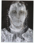 Z.T.,100 x 120 cm. mixed media / doek, 2005